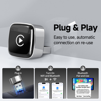 Adaptateur CarPlay à connexion automatique pour véhicules équipés de CarPlay filaire d'origine, connexion stable, dongle CarPlay sans fil