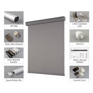 Tapparelle motorizzate sistema di controllo remoto intelligente funzionamento silenzioso misura personalizzata disponibile per grandi finestre dal pavimento al soffitto - Product Image 4