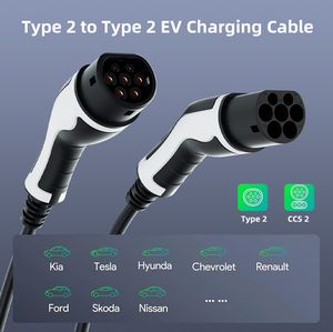 Fabricante Ev <span class=keywords><strong>Cable</strong></span> <span class=keywords><strong>Tipo</strong></span> <span class=keywords><strong>2</strong></span> 5 metros Personalizado <span class=keywords><strong>Tipo</strong></span> <span class=keywords><strong>2</strong></span> <span class=keywords><strong>A</strong></span> <span class=keywords><strong>Tipo</strong></span> <span class=keywords><strong>2</strong></span> Ev <span class=keywords><strong>Cable</strong></span> Cargador <span class=keywords><strong>Schuko</strong></span> Ev <span class=keywords><strong>Cable</strong></span> de carga 3.5kw con CE - Product Image 5