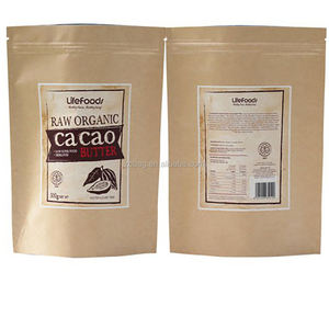 Le <span class=keywords><strong>cacao</strong></span> broie la poche <span class=keywords><strong>de</strong></span> grain <span class=keywords><strong>de</strong></span> café Standup Zip Lock Doypack papier Kraft feuille d'aluminium Gravure impression numérique 250g sac d'emballage - Product Image 1