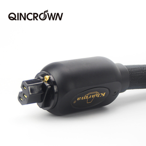 Câbles d'alimentation audio QINCROWNHi-End <span class=keywords><strong>Karma</strong></span> KPC-GR-1B Grand Reference 2M, version US/EU, cordon audio isolé en PVC - Product Image 3