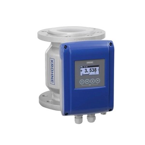 เครื่องวัดการไหลแบบแม่เหล็กไฟฟ้า KROHNE 0-10000 Mh แบบเชื่อมต่อหน้าแปลน สำหรับการวัดของเหลวที่เป็นอิเล็กทรอนิกส์ - Product Image 1