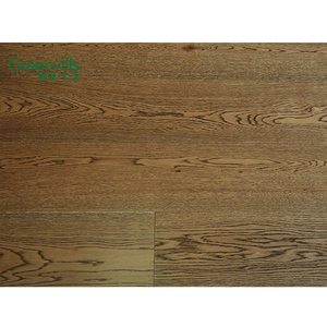 Suelo de madera de ingeniería de 3 capas teñido de color <span class=keywords><strong>Bosco</strong></span>, suministro de fábrica al por mayor, laca UV y cepillado - Product Image 4