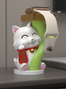 Base de Carga Decorativa para Apple Watch, Inspirada en IWatch8, Hecha a Mano, Pintada a Mano, con Forma de Animal, de Resina, con Temática de Amor - Product Image 5