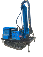 Foreuse hydraulique diesel pour puits d'eau de 200 m, homologuée CE TUV