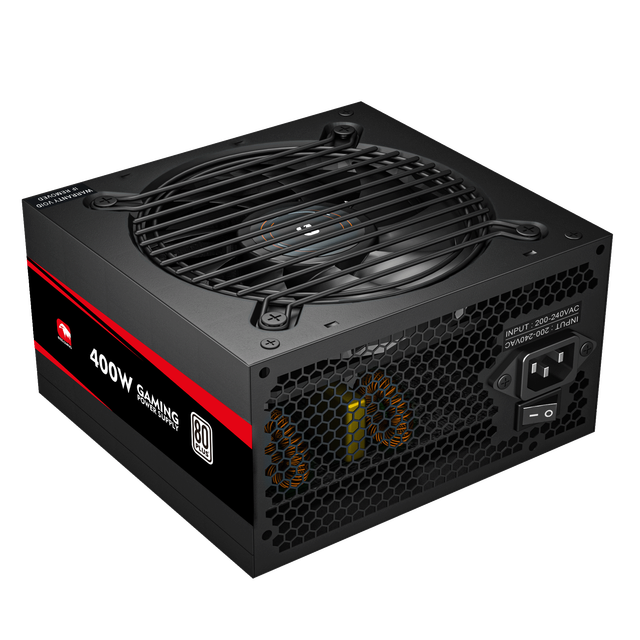 ESGAMING Manufacturer 80+ Standard 400W ATX Power Supply Non-Module 20+4 Pin PSU Gaming Pc Power for Desktop Computer Case