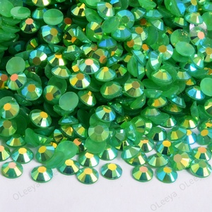 Lot en gros de strass en résine à dos plat, non thermocollants, de 2 mm à 6 mm, pour la décoration des ongles, des téléphones et des bijoux - Product Image 5