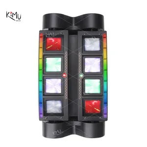 Disco Lights Party Mini Led Spider Beam Rgbw Ring Laser Moving Head Light Para Venda