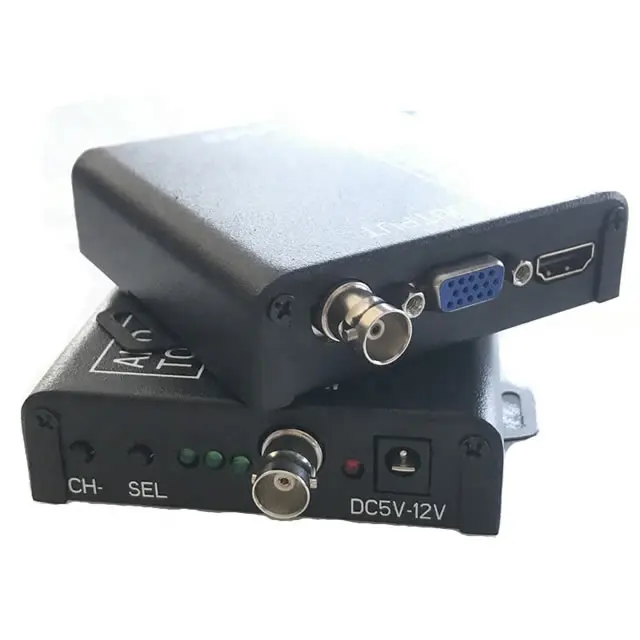Konverter Video BNC Analog, baru TVI/CVI/AHD 8MP ke HD MI VGA CVBS Output 1080P Untuk kamera Monitor CCTV Tester konverter