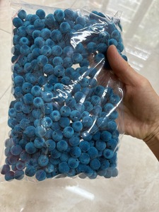 Venta al por Mayor de 500 Piezas de Cuentas de Terciopelo Acrílico de 12 mm, Accesorios Hechos a Mano para Manualidades, Cuentas Redondas de Terciopelo Plástico para Bolsos - Product Image 6