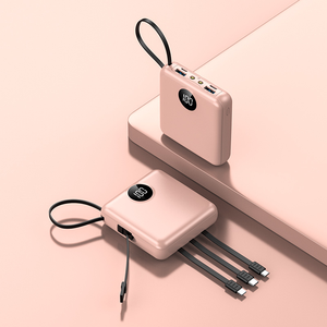 Số lượng lớn công suất cao Mini ngân hàng điện 10000mAh | di động sạc điện thoại di động + Miễn phí bốn dây cáp & dây buộc - Product Image 6