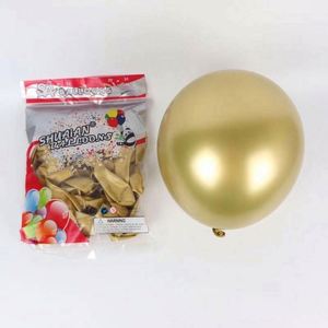 Globos de Látex Metálicos Cromados de 12 Pulgadas de Grosor para Decoraciones de Fiestas de Cumpleaños y Pascua - Product Image 1