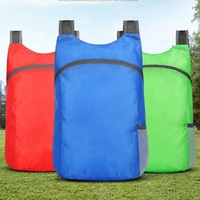 Sac à dos de voyage pliable ultra-léger, logo personnalisé imprimé, publicité, sac à dos pliable de sport