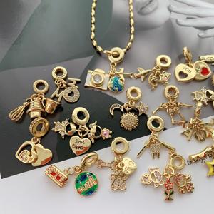 Collar de joyería de moda para hombre y mujer, amuleto encantador de cristal transparente, estrella de corazón para hombre y mujer - Product Image 2