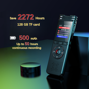 Zd70 128GB Kỹ Thuật Số Giọng Nói Kích Hoạt Ghi Âm Với Phát Lại Âm Thanh Thiết Bị Ghi Âm HD Thiết Bị Ghi Âm Cho Bài Giảng Các Cuộc Họp - Product Image 3