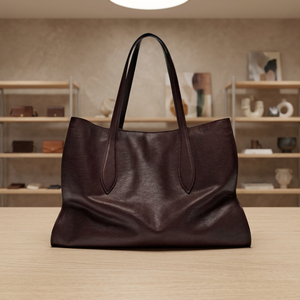 Pochette pour femme en cuir véritable BS INTERNATIONAL, bandoulière amovible, fermeture éclair antivol, imperméable, grande capacité - Product Image 1