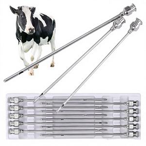 Instrumento Veterinario, Aguja de Vacunación para Tetinas de Vacas Lecheras, Acero Inoxidable, 16*80 20*80 25*100, Dispositivo para Ganado - Product Image 3
