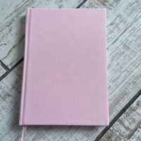 Anpassbares Hardcover A5 Velvet Notebook mit Anti-Blutung durch leere gepunktete gefütterte Seiten als Brautjungfer geschenk