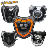 Plaque de phare à LED pour EXC SX XCW 250 300 450 Supermoto Motocross Mèche de phare Accessoires d'éclairage optimaux pour motos
