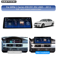 Autoradio Android 13 12,8 pouces pour BMW Série 3 E90 E91 E92 CCC CIC CarPlay Android Auto GPS Bluetooth Écran tactile Lecteur