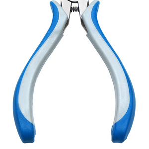 Pine Nut Pliers 5 Inch Spring Loaded Handle Top Cutting Zipper Pliers Blue Gray Sling Handle Chrome Vanadium Steel - Product Image 2