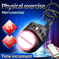 Hochwertiger Männlicher Trainer mit 9 Frequenzen, Starker Vibration, Wasserdichtem Silikon und APP-Steuerung, Masturbationsbecher-Maschine, Sexspielzeug