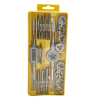Jeu de tarauds et filières PONDRIO |   Kit d'outils de coupe pour gaucher, réparation et entretien des métaux, dureté 45HRC, garantie 1 an, profondeur 12/20/40 5mm