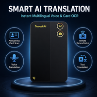 Dispositif de traduction vocale intelligent IA, Carte de visite NFC, Caméra, Télécommande, Traduction hors ligne, Enregistrement de réunion, Clonage vocal