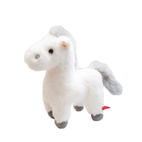 Peluche Cheval de Simulation Rembourrée en Coton PP pour Poupée Poney pour Filles, Anti-Stress, Cadeau d'Anniversaire