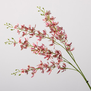 Fiori Artificiali in Seta, Mini Orchidee <span class=keywords><strong>Vanda</strong></span>, Phalaenopsis in Stile Europeo, Decorazioni per la Casa, Bouquet Finti, Regali per Matrimoni, Hotel e Aziende - Product Image 2