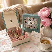 Boîte cadeau à rabat magnétique de luxe avec logo personnalisé, emballages pour parfums et cosmétiques, boîtes en papier imprimées personnalisées en gros