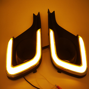 Luces de Circulación Diurna DRL para Coche para <span class=keywords><strong>Suzuki</strong></span> <span class=keywords><strong>Swift</strong></span> 2017 2018 2019 2020 2021 2022 <span class=keywords><strong>2023</strong></span> Cubierta de Faro Antiniebla con Señal de Giro Amarilla - Product Image 4