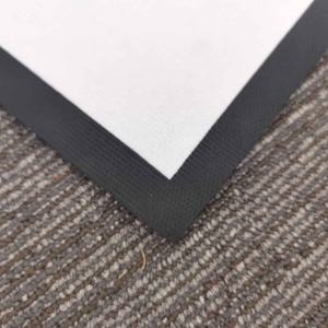 Tapis de porte en caoutchouc naturel en polyester blanc uni, vierge, pour bricolage, en gros - Product Image 5