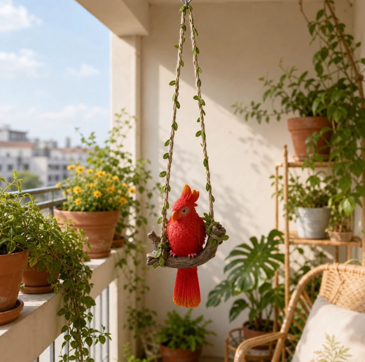 Petit oiseau rouge