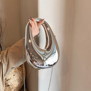 Bolsos de Mano de Noche con Cremallera de Alta Calidad, Diseño Geométrico Ecológico, para Mujer, para Fiestas y Bodas, con una Sola Correa - Product Image 3