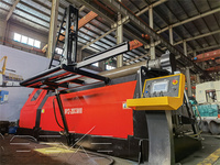 Machine à rouler hydraulique, acier de 20mm d'épaisseur et 3 mètres de tôle, 4 rouleaux