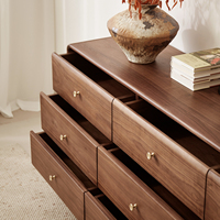 Système de commodes en bois massif pour toute la maison, chambre et salon modernes, 5 à 9 tiroirs, écologique, durable, service de mise en plan professionnel