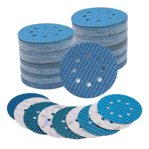 <b>Hook</b> & Loop Sanding Discs 115mm 8 Hole Aluminum Oxide Abrasive Discs for Sanders - Product Image 1
