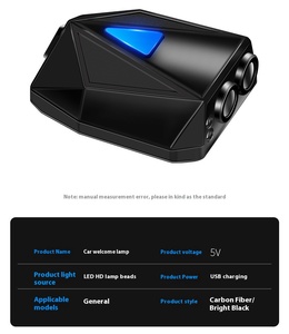 Phổ xe cửa chào đón ánh sáng USB phí Led Logo ánh sáng Xe Cửa bóng chiếu với di chuyển hình ảnh hoạt hình - Product Image 5