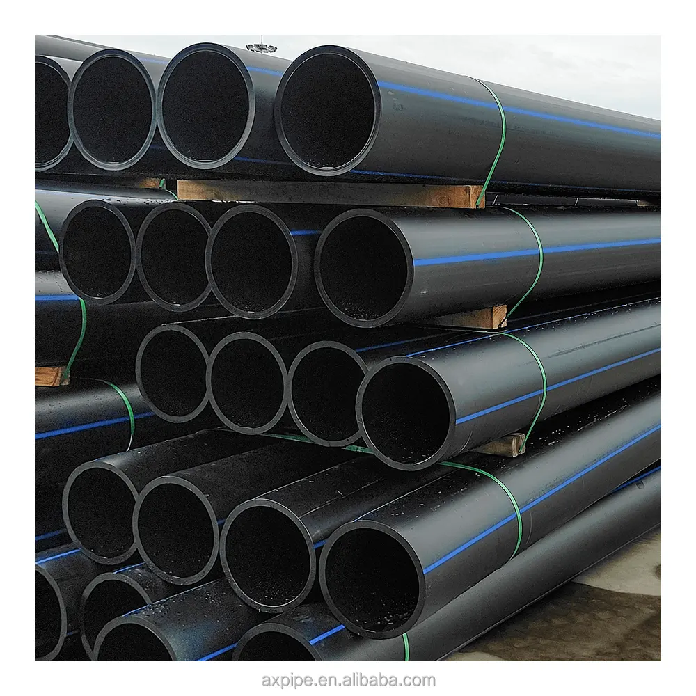 ISO4427/IPS/DIPS cheaper price hot sale best quality hdpe pipe large diameter hdpe plastic pipe from China water pipe