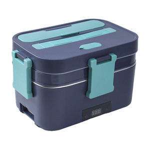 Lonchera Eléctrica Digital con Calefacción de 1.5L, 2 en 1, 220V, Calentador de Comida Portátil con Pantalla LED, Lonchera Bento de Acero Inoxidable 304 con Bolsa de Transporte para Auto - Product Image 5