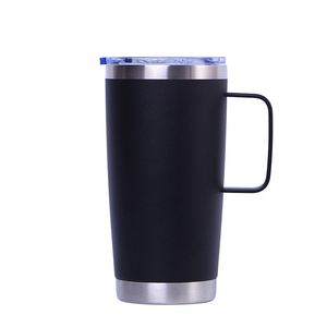 Mug isotherme anti-transpiration en acier inoxydable 20 oz avec couvercle coulissant anti-déversement, idéal pour la cuisine, la salle à manger, les cadeaux de fêtes ASM26 - Product Image 6