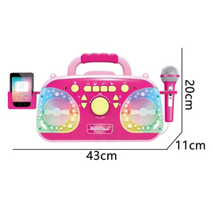 2024 karaoké ensemble enfants instrument de musique jouet maison ktv microphone haut-parleur rechargeable chantant machine karaoké enfants - Product Image 5