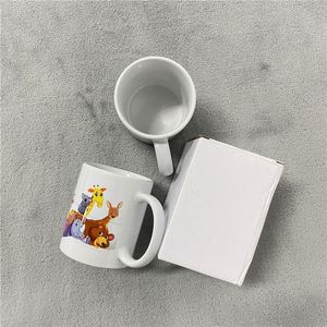 <b>Mugs</b> Professional Grade Stoneware Diy Blanks Sublimation Coated 11Oz White Ceramic With Cardboard <b>Box</b> - Product Image 1