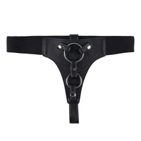 Pantalon en cuir de bonne qualité pour Strapon Dildo, harnais double Dildo portable, porte-Dildo à sangle pour jouets sexuels pour femmes adultes