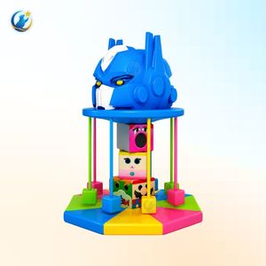 Manège pour enfants sur mesure, thème animalier, design contrasté, mouvements sensibles au son - Product Image 3