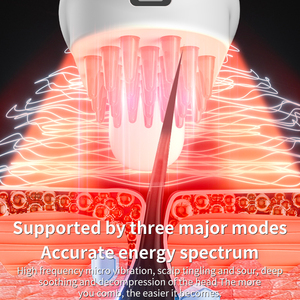 Nuovo Pettine Elettrico Mini Wireless 2026 con Vibrazione e Massaggio a Ioni Negativi per Lisciare i Capelli - Product Image 6