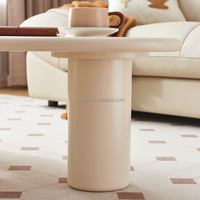 670297 Quanu prix usine blanc nuage en forme de jambes audacieuses petit appartement salon rustique Simple Table basse