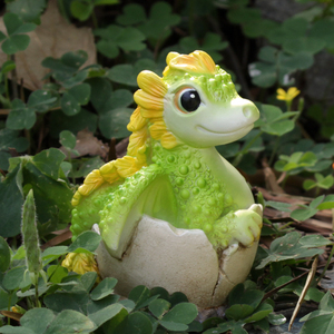 Lindo dragón pequeño sets2 Mini dragón para maceta Decoración Accesorios de jardín suministros de jardín en miniatura para adorno de jardín - Product Image 2