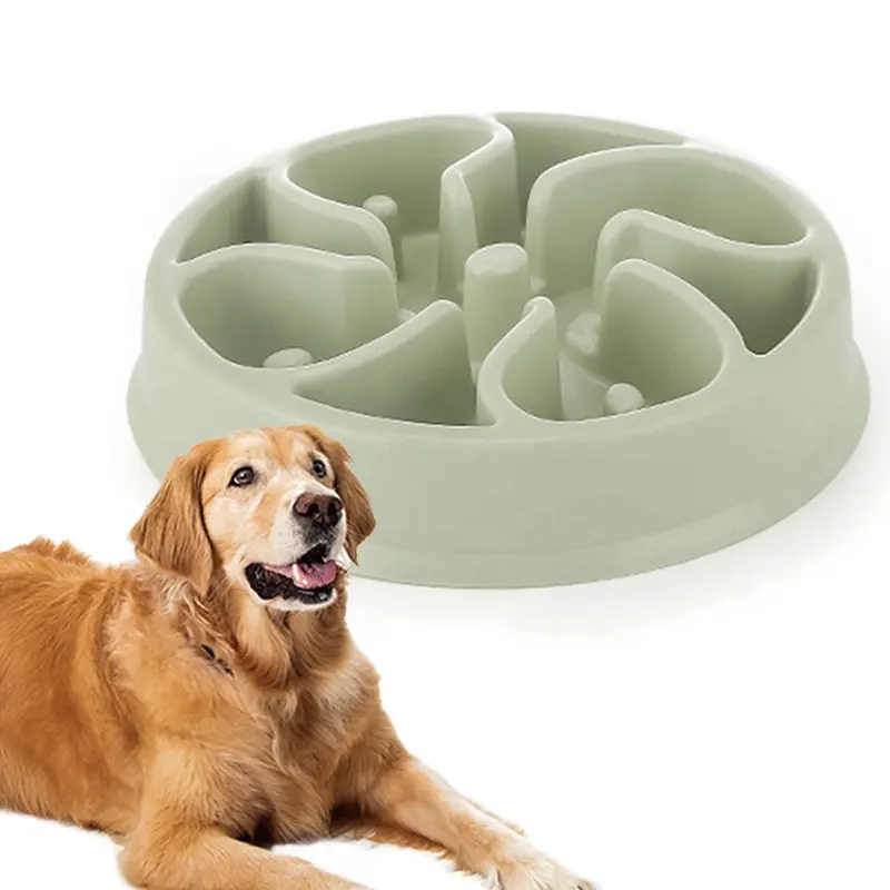 candy color modern slow feeder dog bowl dog water bowl slow eating pet bowl